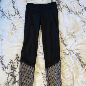 Aeropostale mesh detail workout leggings